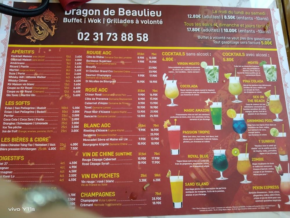Le Dragon de Beaulieu - Menu Image 3
